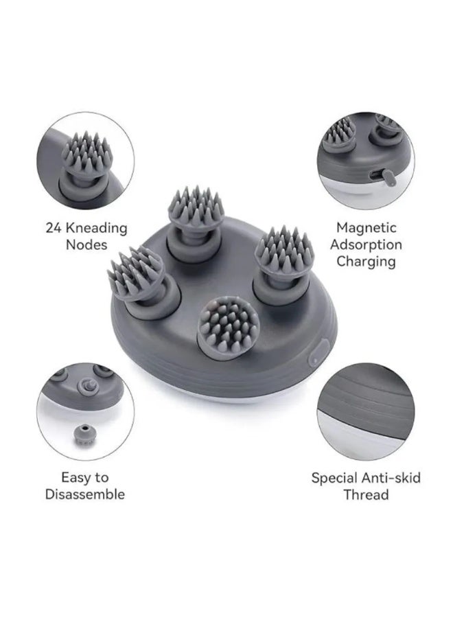 SheenX Smart Head Scalp Massager for Men Women, Handheld Massage Tool for Human & Pet Use, 3 Speed Waterproof Massager for Muscle Relief, Stress Relax & Hair Growth - Image 3